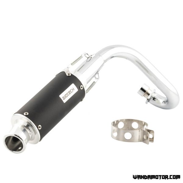 Exhaust pipe Ajotech Racing Monkey matte black-1